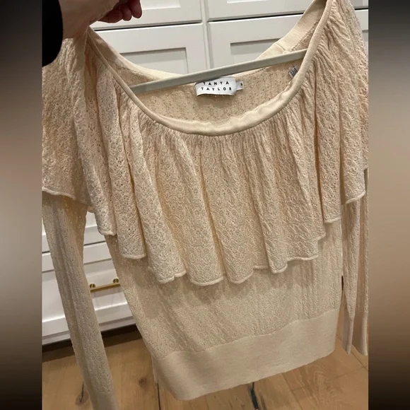 Tanya Taylor off the shoulder sweater - Picture 4 of 5